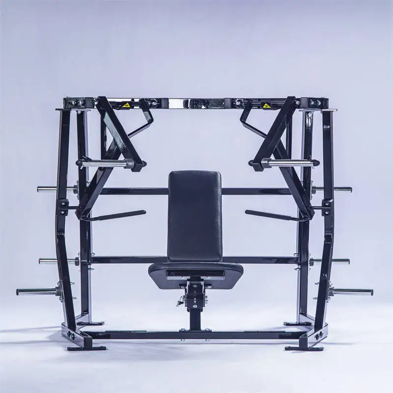 Commercial gym equipment power cage heave duty dual cable crossover squat rack multifunction smith machine