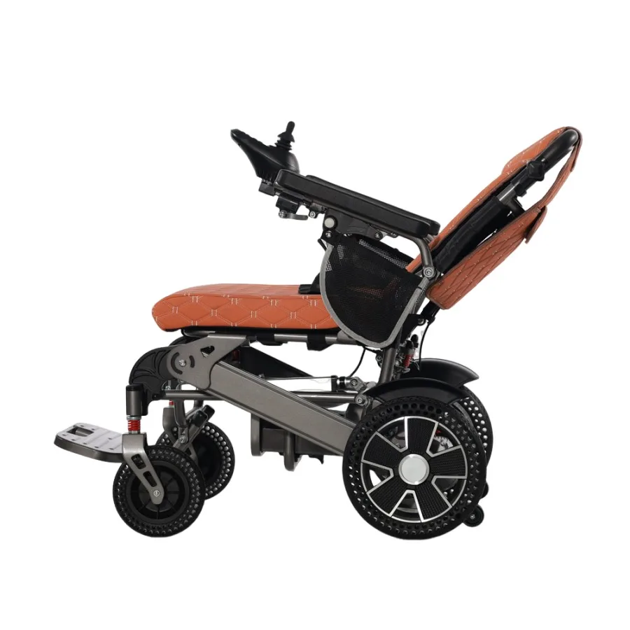 Newest Joystick Wireless Remote Control Electric Lightweight Wheelchair Motorized  Wheelchairs 60183- t070