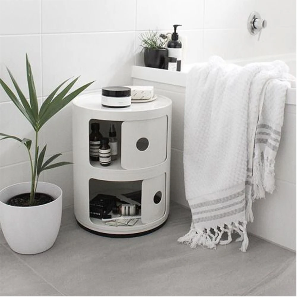 Wholesale bedroom 5 drawer pp plastic storage cabinet drawer