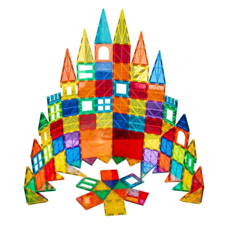 3D Magnet Building Blocks Toy Set Magnetic Tiles 100 Pcs And More Styles With Strong Magnets