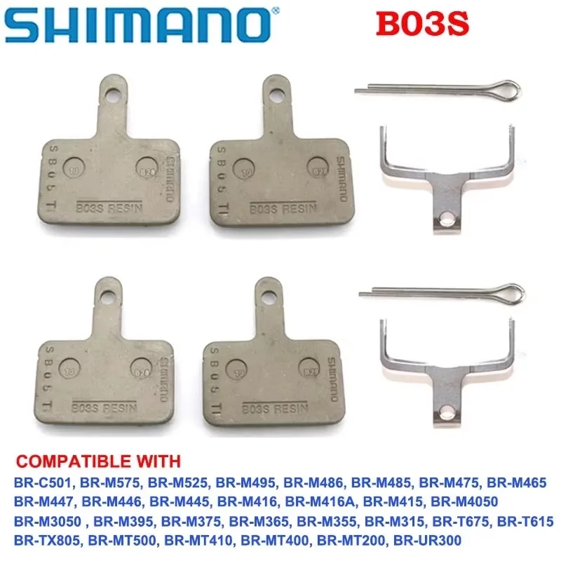 Shimano B01S B03S B05S MTB Bike BRAKE PAD MT200/M315/M355/M395/M446/M575/M525/M486 Bicycle Brake Pads SHIMANO Parts