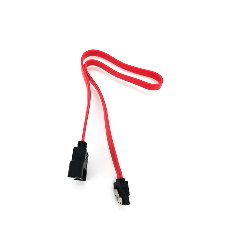 Customized Panel Mount SATA Cable Bulkhead SATA Extension Cable 26AWG 1 Port SATA to USB