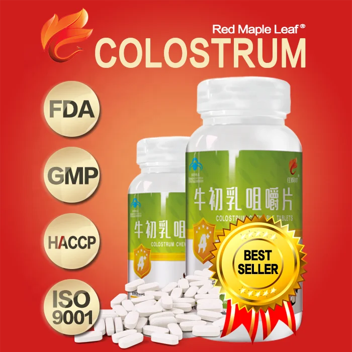 GMP Certified Body Building Hydrolyzed Bovine Collagen Colostrum Tablet