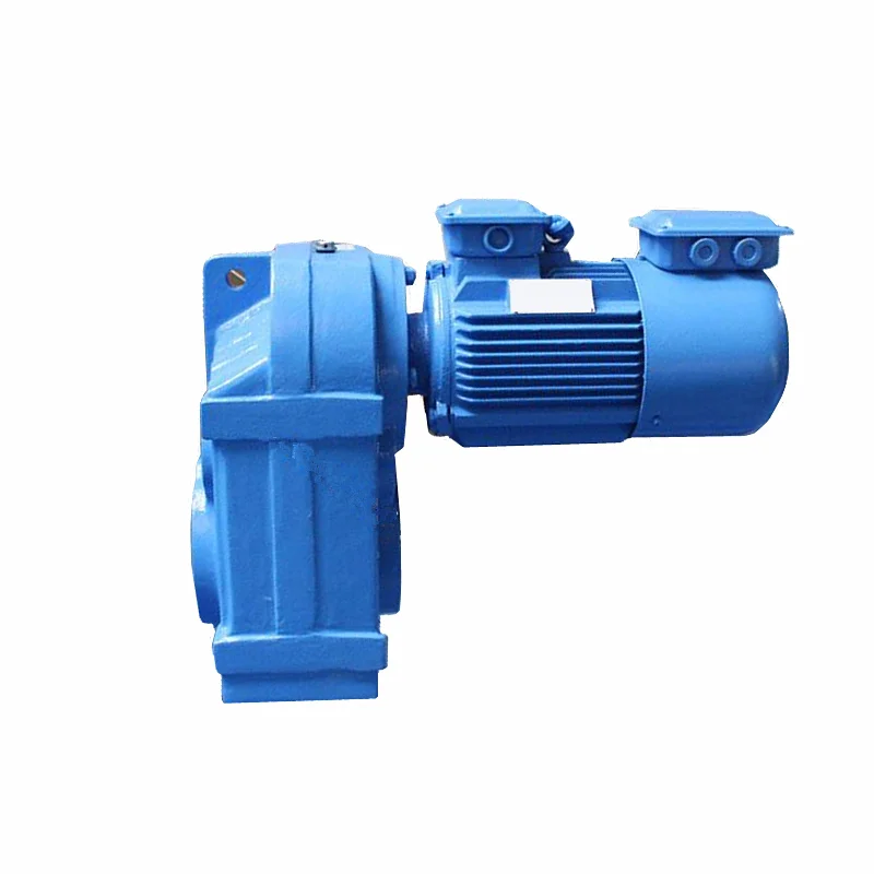 F FA157 Parallel Shaft helical gear 3 phase induction reducer electric gearbox gear motor 5.5kw 7.5kw