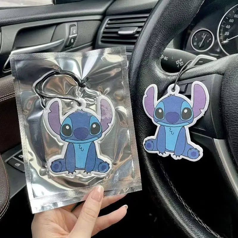 Popular Cheap custom foil pouch hanging car custom cartoon character air freshener with vacuum packing