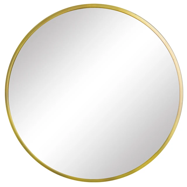 New arrival wall mounted gold framed mirror with factory wholesale price