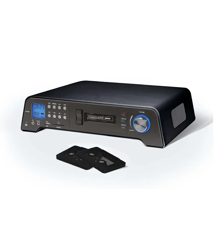 Fully Automatic Vinyl Record Player Turntable Speaker with Cassette MP3  Player