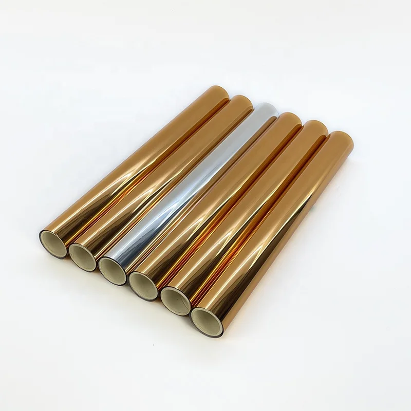 Wholesale Toner Reactive Foil Heat Transfer Foil Gold Silver Metallic Hot Stamping Foil Roll for Laser Printer