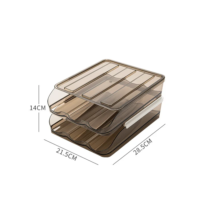 Egg Organizer Airtight Plastic Kitchen Fridge Refrigerator Egg Organizer Bins Storage Boxes With Lid