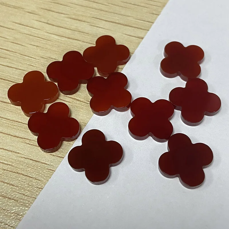 18K Solid Gold 5 Motif Clover Bracelet Classic Design Au750 Luxury Clover Bracelet Female Bridal Engagement Wedding Jewelry Gift