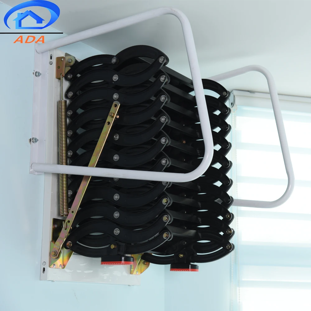 America Hot Selling Metal Foldable Wall Mounted Roof Access Stairs