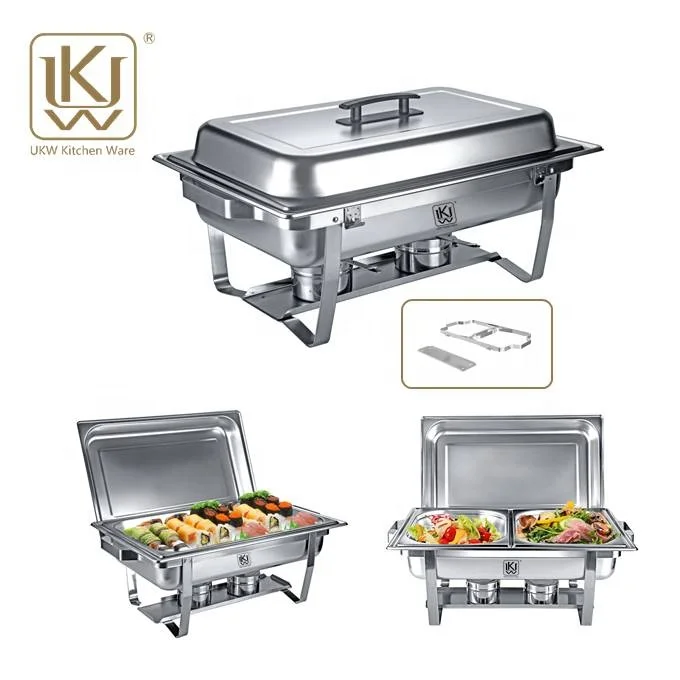 Factory Direct Sale High Standard European Style Chef Dish Set Food Warmer Kitchen Equipment Chef In Dish