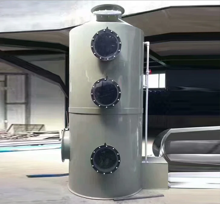 Изготовленный На Заказ скруббер нержавеющая сталь дезодорант кислотного тумана для сероочистки башня