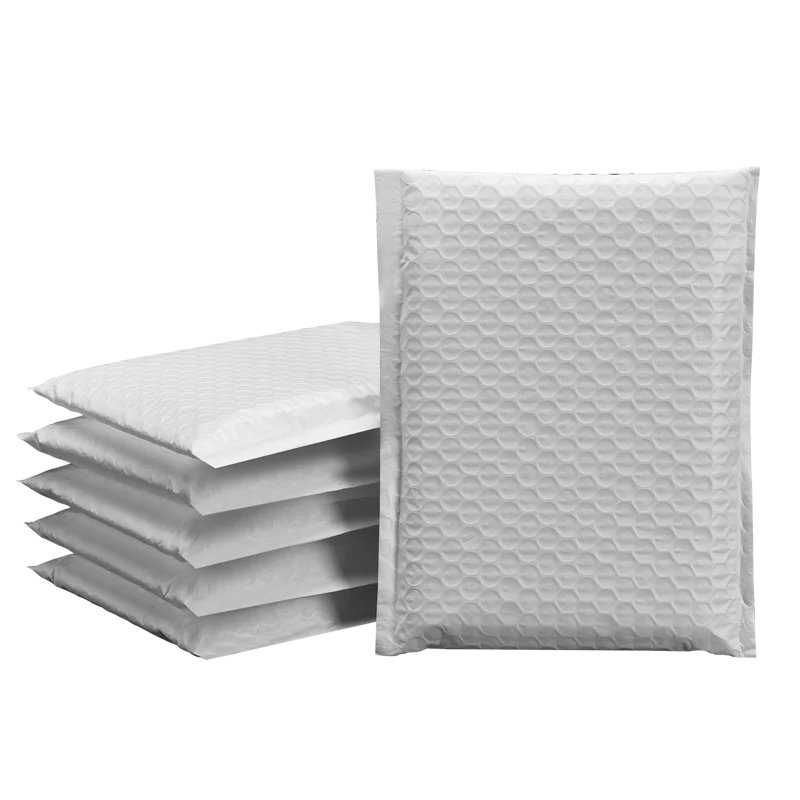 white poly mailer envelopes shipping bags White Poly Bubble Mailers White Bubble Mailing Bag 06
