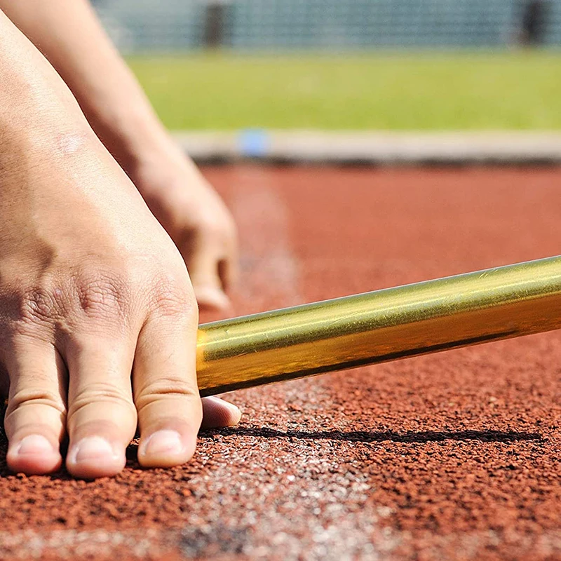 Diameter 3.8cm Aluminum Alloy Track And Field Sports Equipment  Filed Race Running Relay Baton Stick