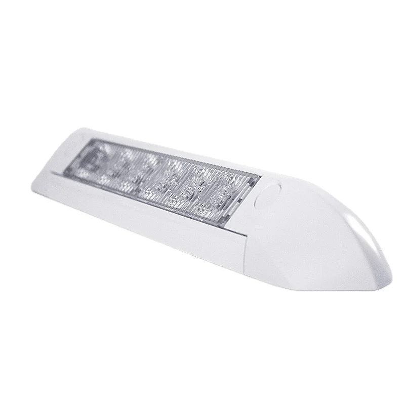 12V RV White LED Awning Porch Light Extended Edition Outdoor Lamp for Camper