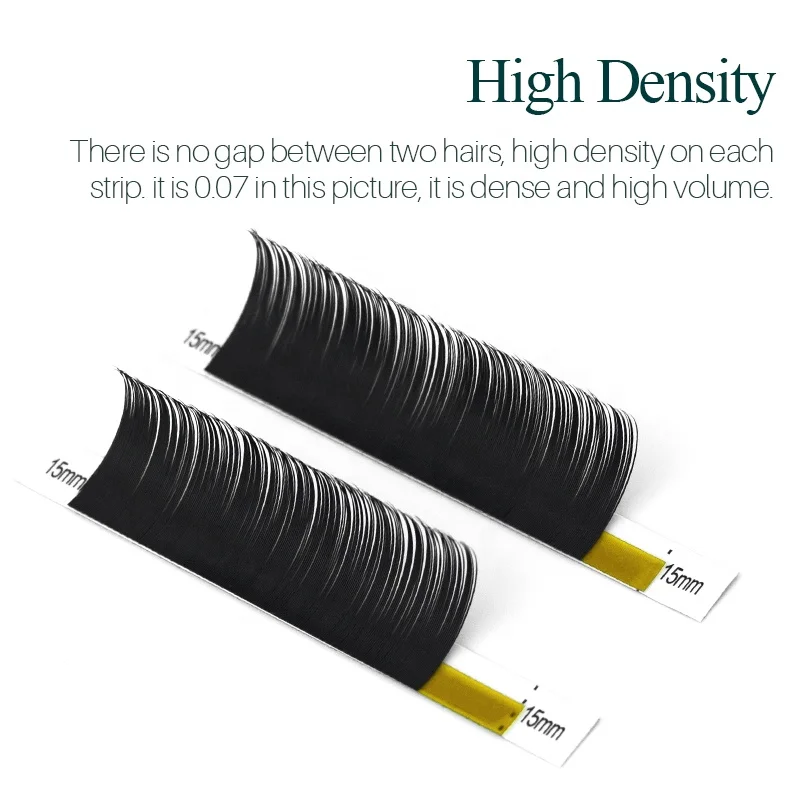 High Quality  Korean PBT Classic Eyelash Extension Trays Matte Russian Volume False Lashes