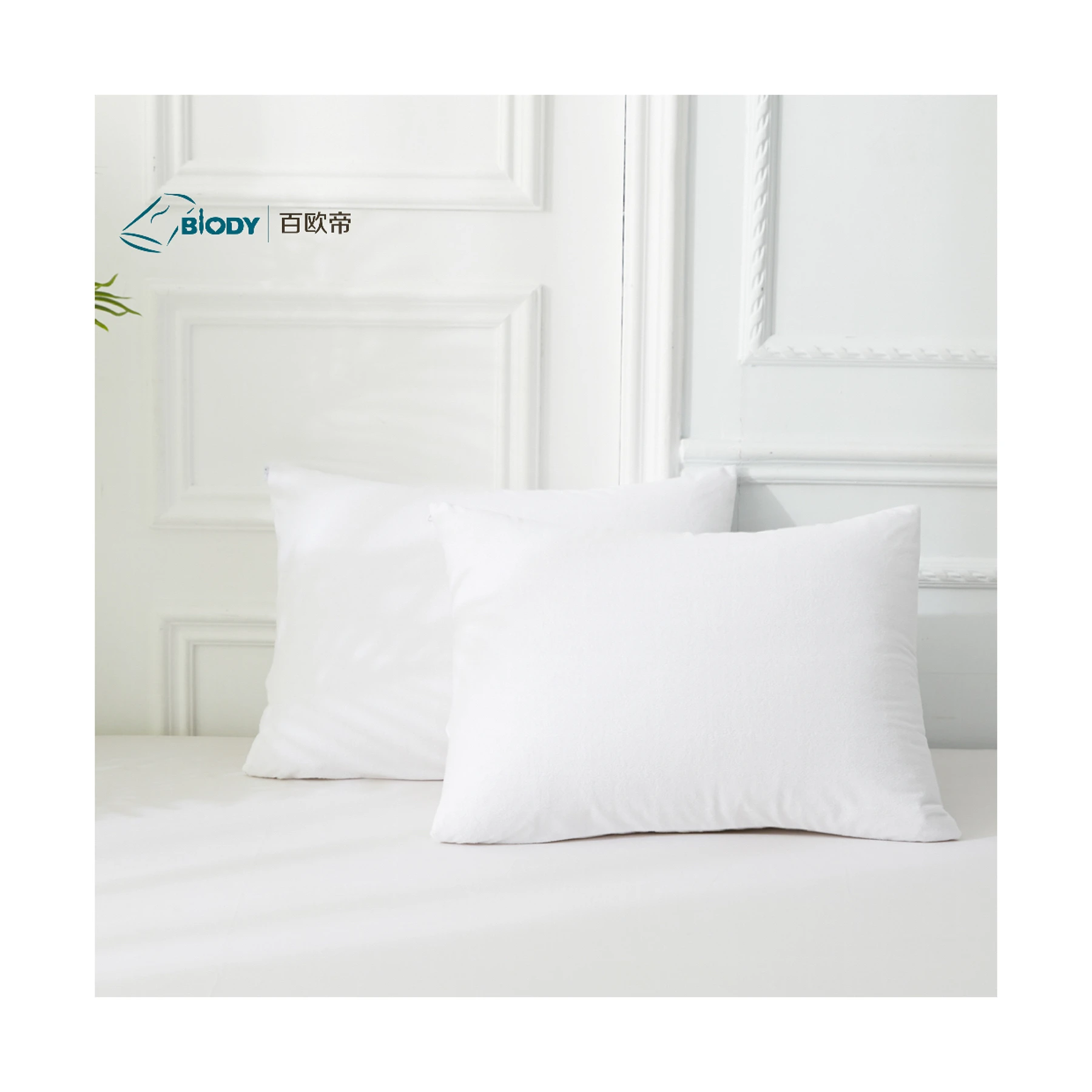 Hypoallergenic luxury small terry pillowcases euro cotton pillow covers winter custom