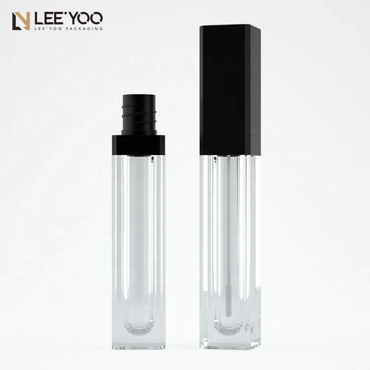 
New design wholesale square empty custom lip gloss packaging tube lip gloss tube 7ml 