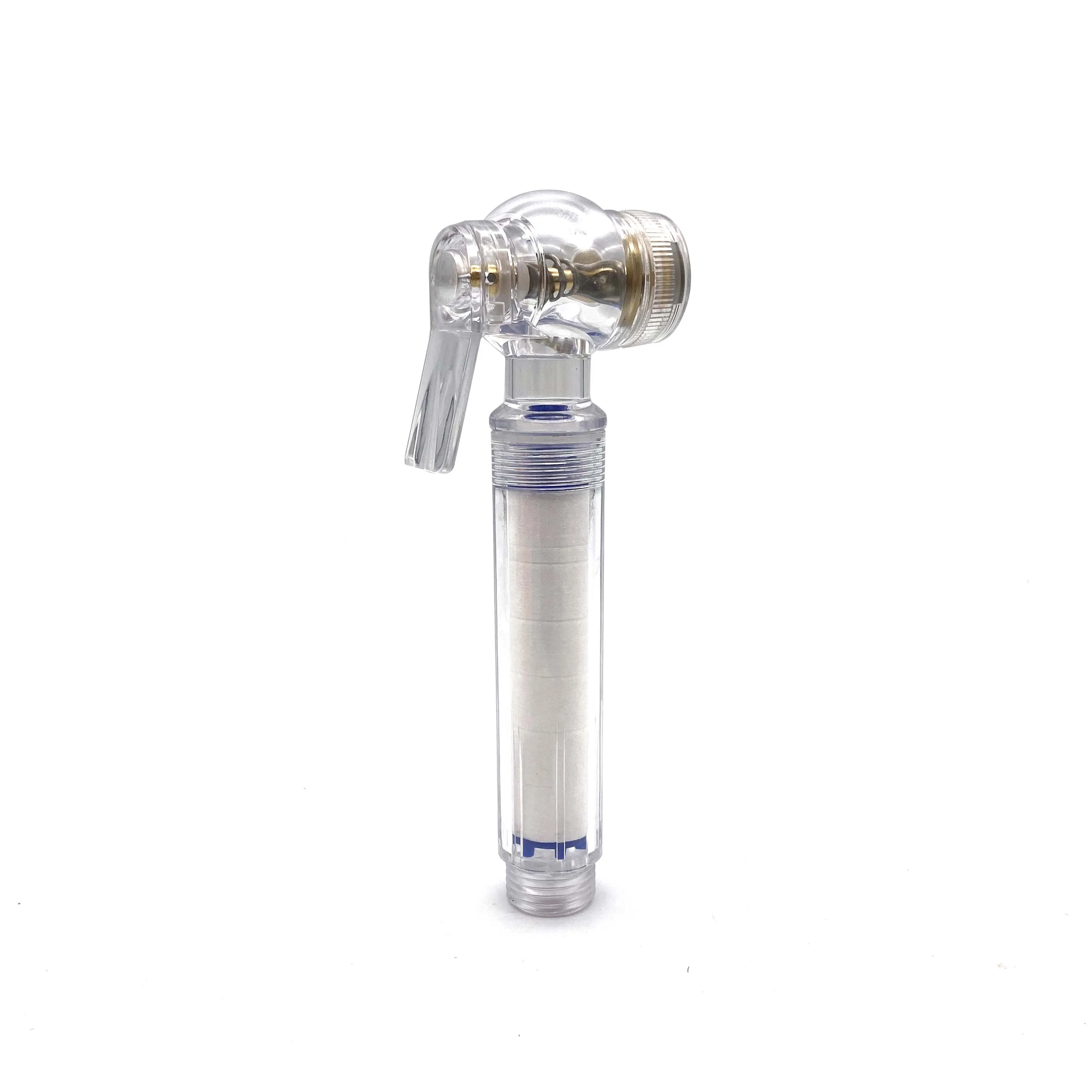 XYC-003 with PP FILTER ABS transparent colors shattaff with hose Bathroom toilet shattaf set Portable Shattaf Bidets