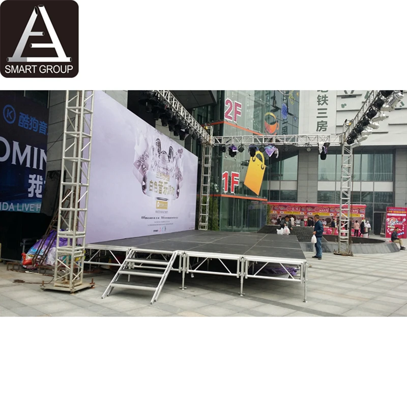 Mobile Concert Folding Adjustable Non-Slip Portable Aluminium Stage Platform