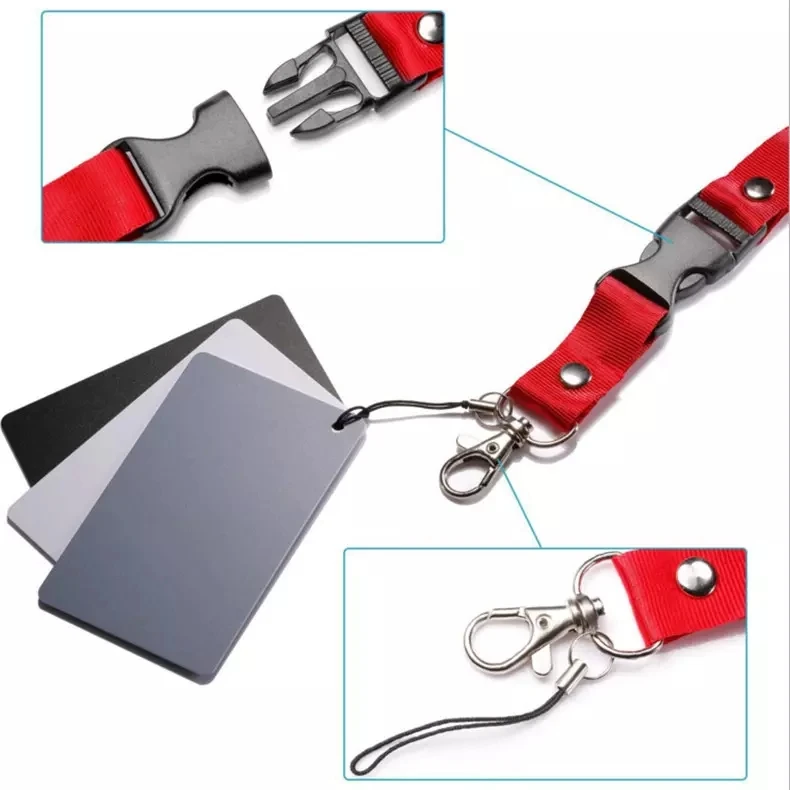 3 в 1 цифровая серая карта и инструменты для баланса белого черный/белый/18% Серый Цвет Баланс белого экспозиция Горячая Карта