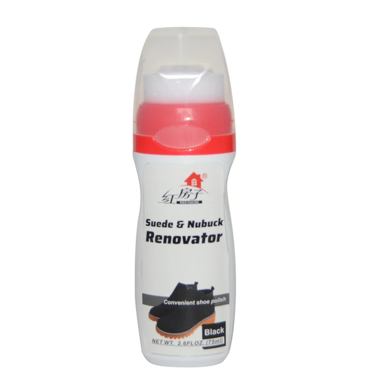 75ml multifunctional sofa shoe polish suede and nubuck leather renovator with sponge applicator