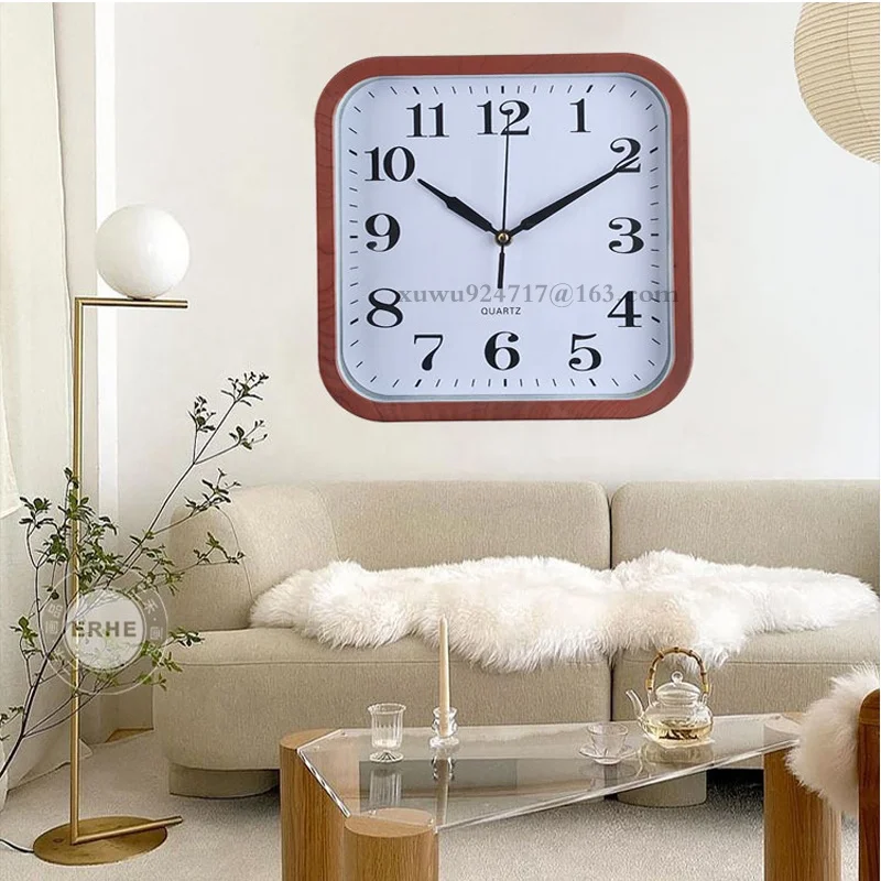 New Decorative Wall Clock Luxury Modern Simple Nordic Clock Living Room Fashion Wall Clock