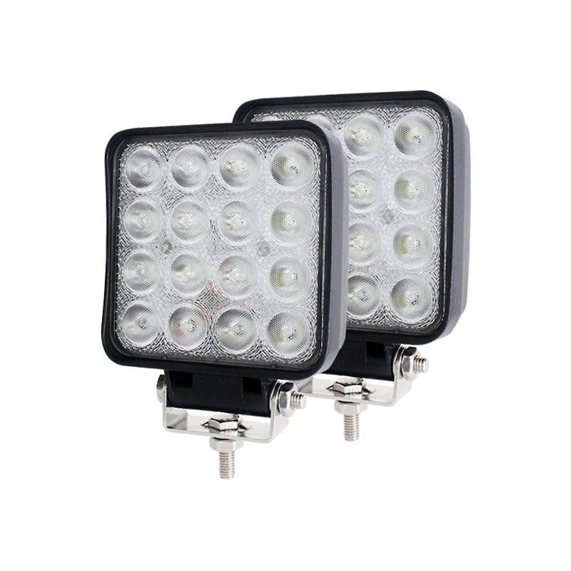
Лучший внедорожный Автомобильный светодиодный рабочий светильник E-mark 12 В 24 в 48 Вт с 16 светодиодами для автомобиля 50% ярче-гарантия C.ree 24 м-оптовая продажа 