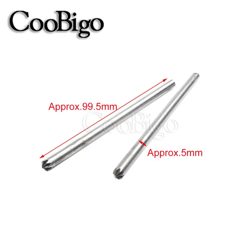 2pcs Metal Flowering Puncher Screw for Eyelets Installation Tool DIY Leather Hole Cracking of Eyelet Leathercraft Tool #M-1(KHC)