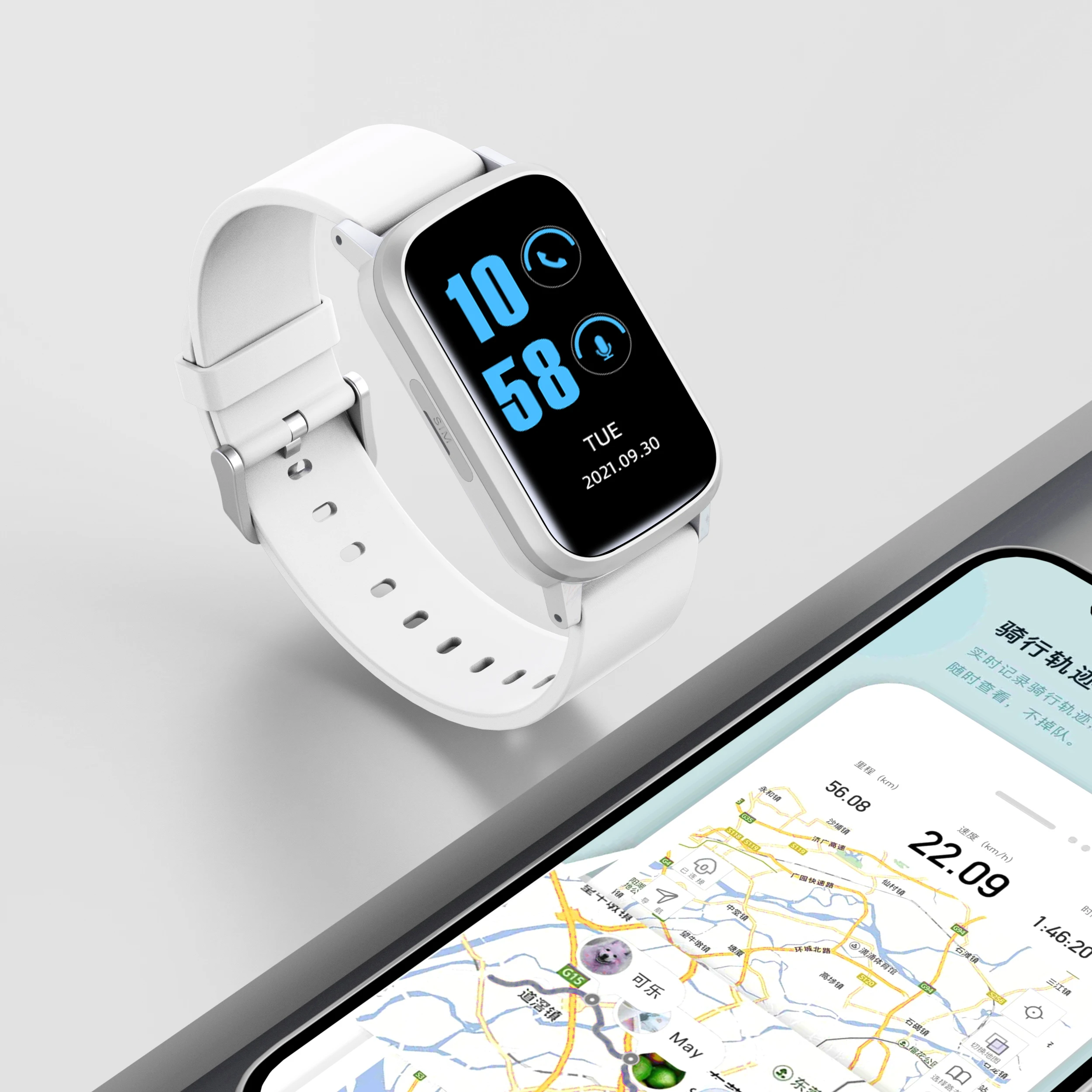1.47 inch Full Touch Screen Waterproof Camera Smart Watch 4G for Kiss  Student