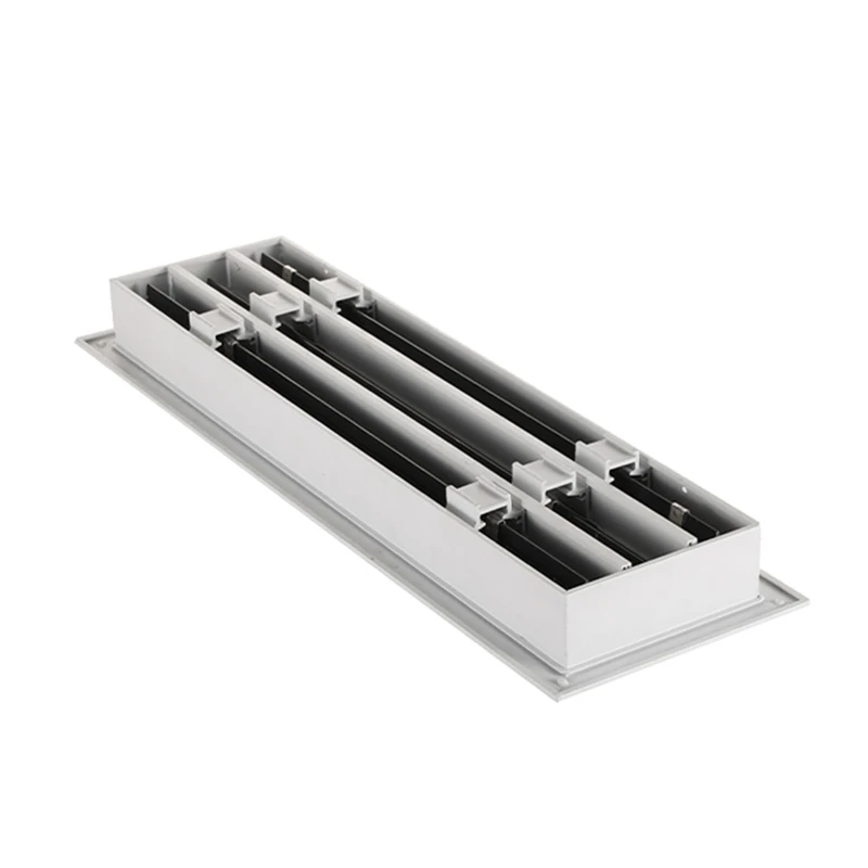 Hvac Air Conditioner Rectangular Aluminium Adjustable Linear Bar Air Grille