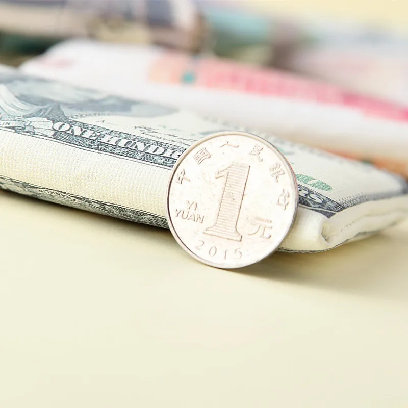 Новый холщовый бумажник с принтом в долларах оптовая продажа большой вместимости уличная монета живописный подарок кредитная карта кошелек на молнии