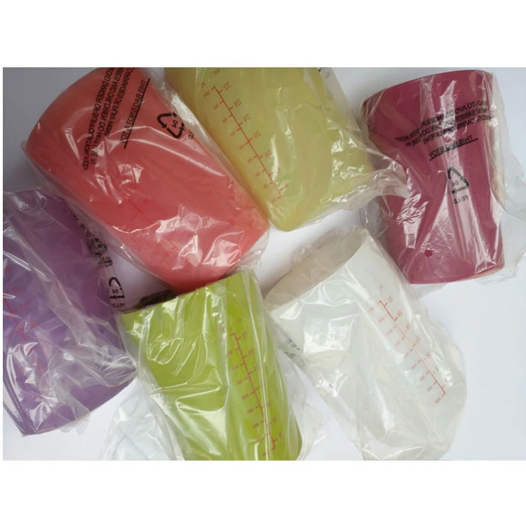 500ml Silicone measuring cup with scale reusable kitchen baking measuring cup washable for silicone bakeware