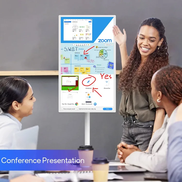 HONGNUO Professional 21.5 Inch 32 inch Smart Screen Remote Control TikTok Smart Live Streaming Equipment For Facebook Youtube