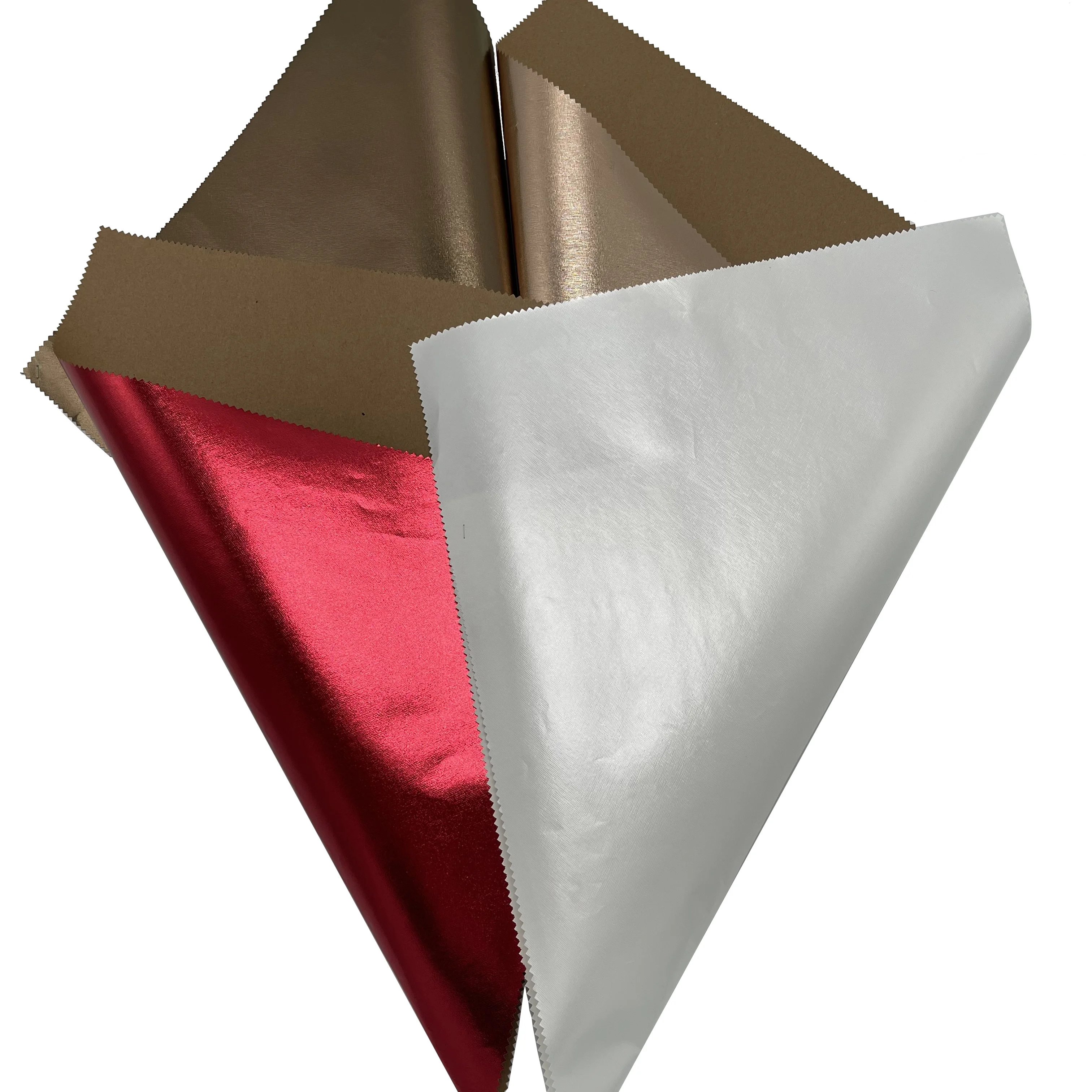 Hot Selling Customize Aluminium Foil Coated Embossed Paper Art Paper Embossed Paper Silver