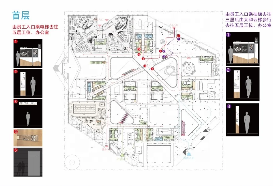 EZD Custom sign Manufacturer Outdoor Fingerpost Sign Street Guide Wayfinding Signage System sign guide system design
