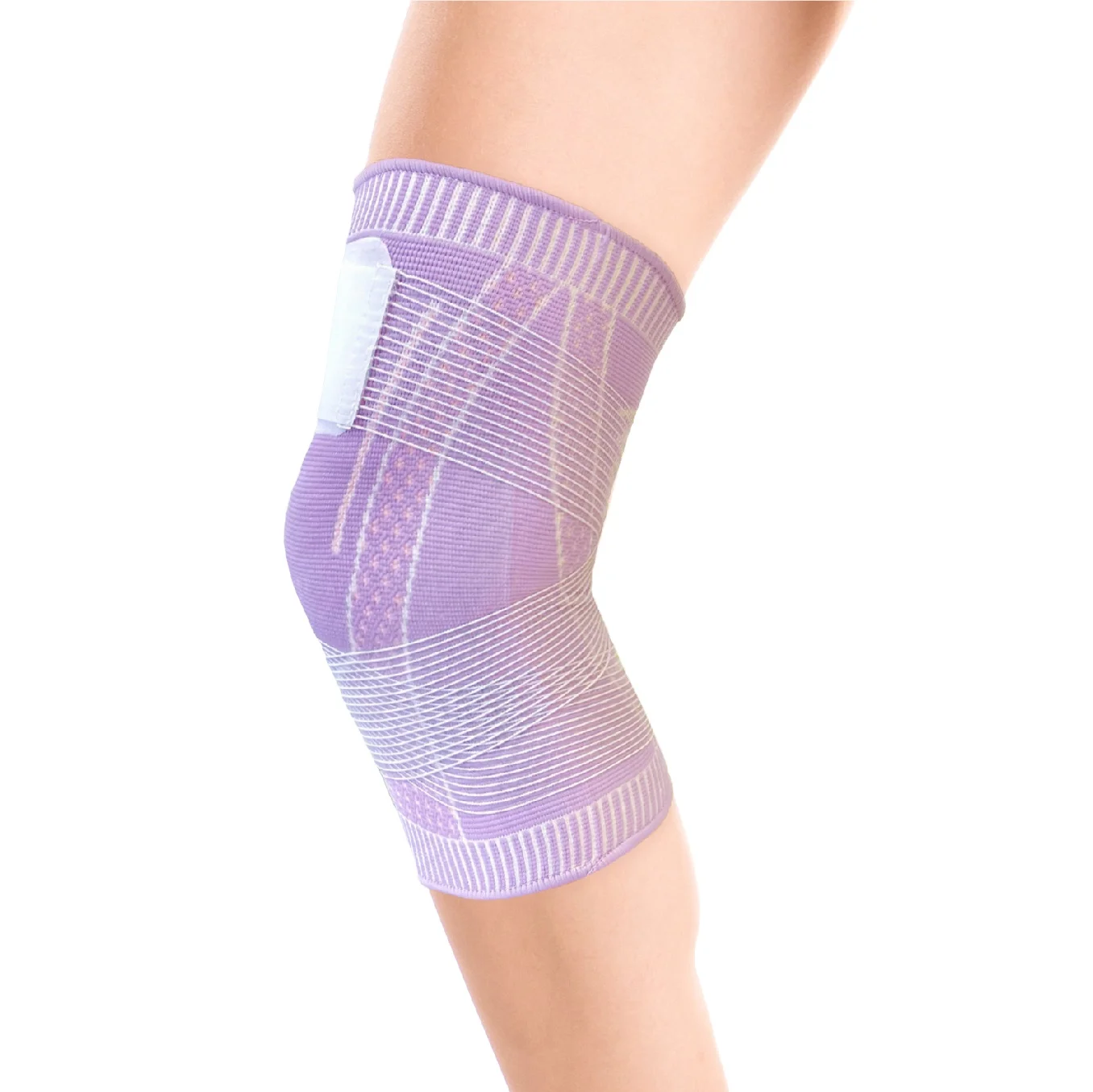 Wholesale Amazon hot-sale elastic compression knitting volleyball knee pads support sleeve knee brace