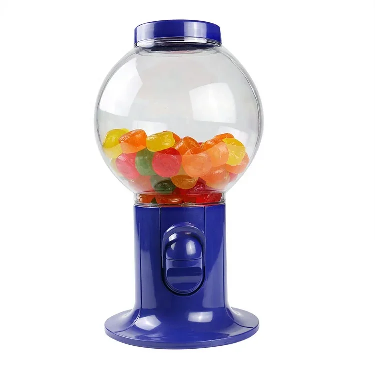Plastic gumball machine, gumball dispenser
