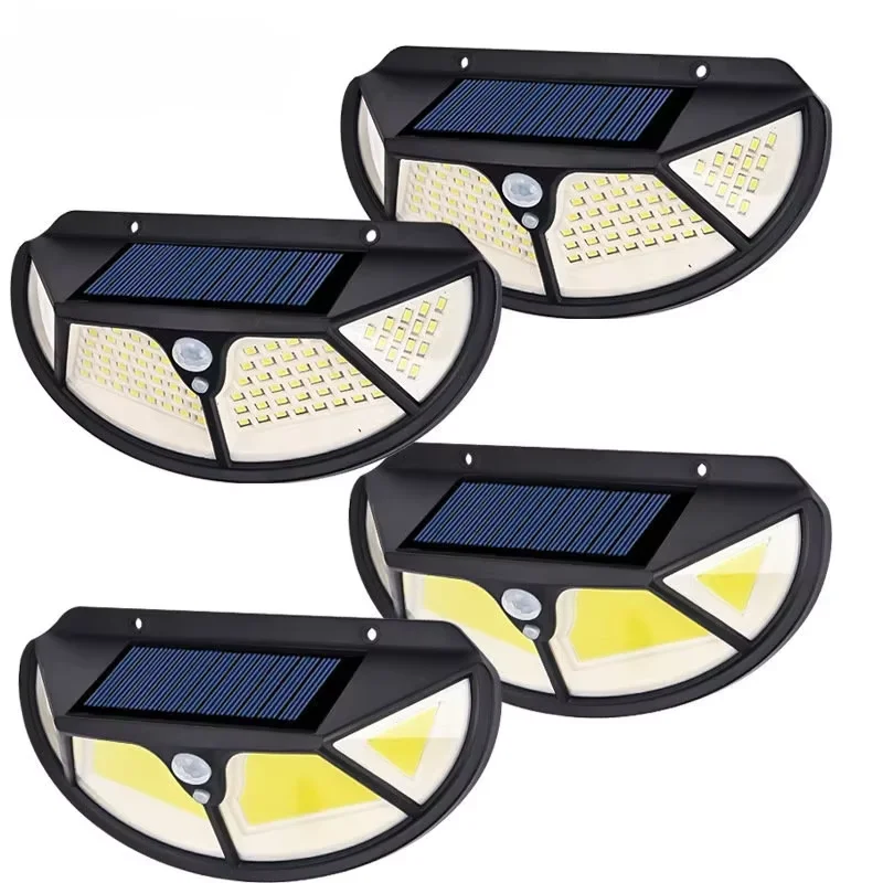 New Type Waterproof LED Solar Panel Power Passive Infrared Motion Sensor Outdoor Motion Sensor Led Solar Wall Light