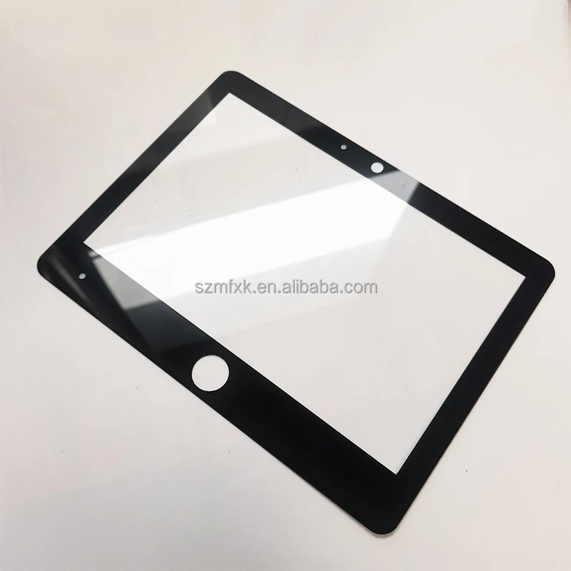 Manufacture of screen printed gorilla glass toughened display glass with 3M adhesive backing