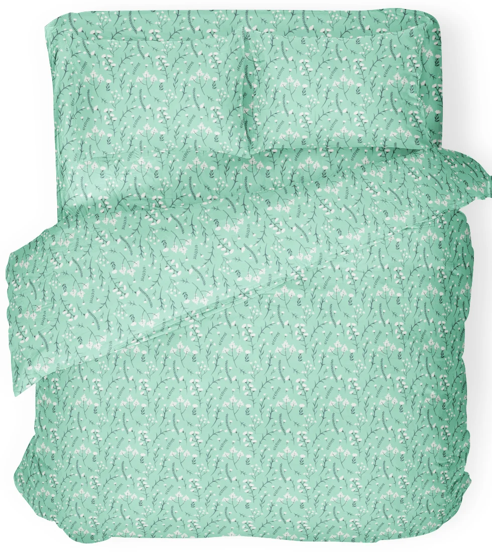 Hot Sale Quality Microfiber Floral pattern Customized sheet Luxury Bedding Sets