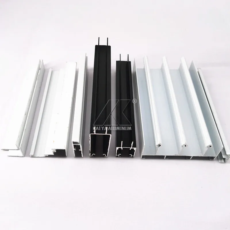Aluminum extrusion profile models powder coating sliding doors window aluminum for frames