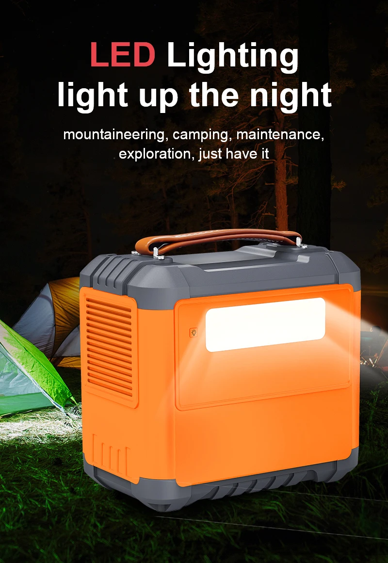 For outdoor camping equipment 1000W solar generator power supply backup energy system supply