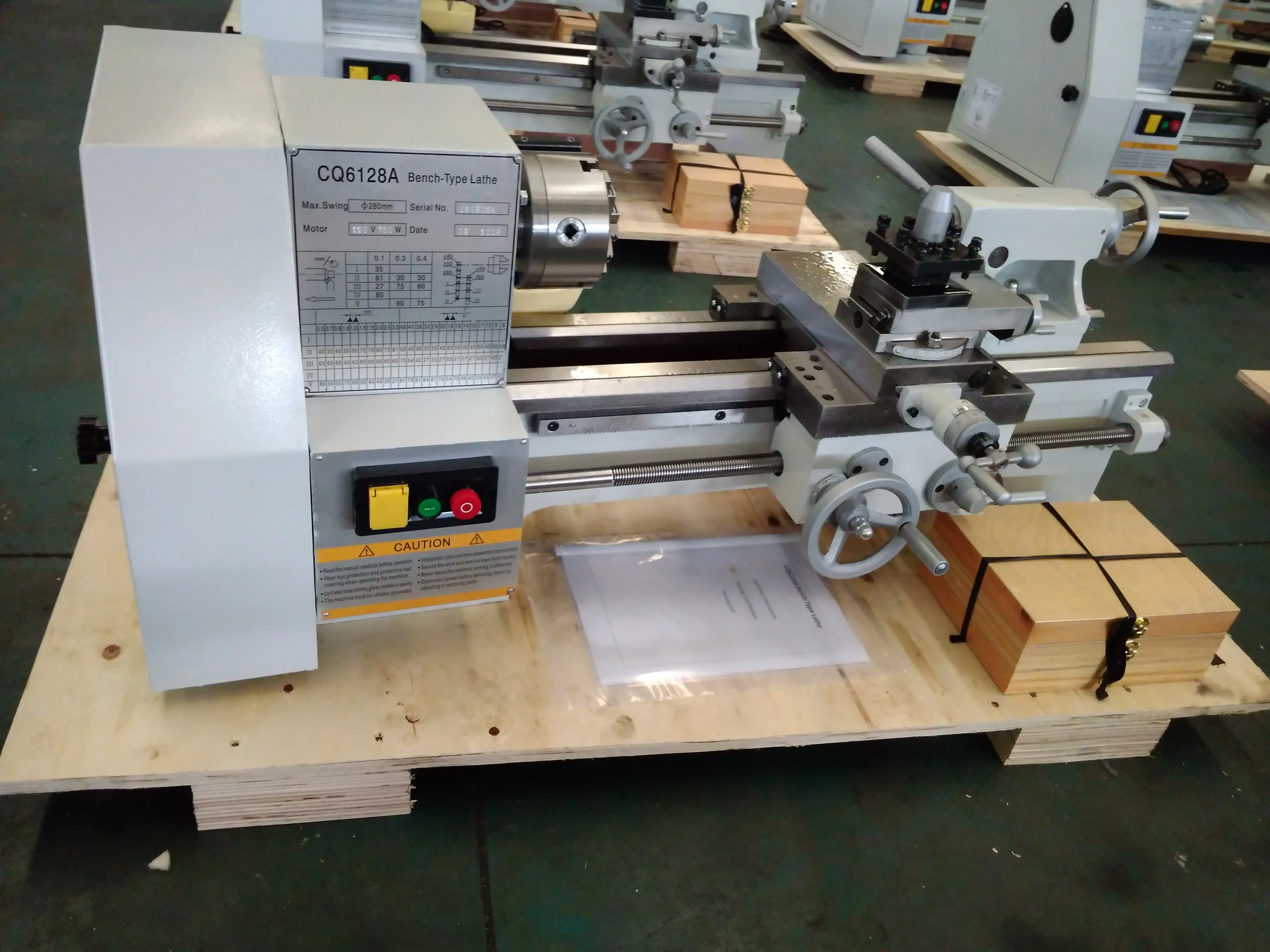 CQ6128A Настольный небольшой станок для обработки металла ручной токарный мини дешевый