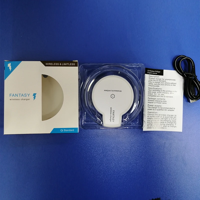 
Hot Sale K9 Universal Wireless Charger For Iphone Samsung Fast Charger Qi 5W Oem Cell Phone Quick Fantasy Wireless Charger Pad 