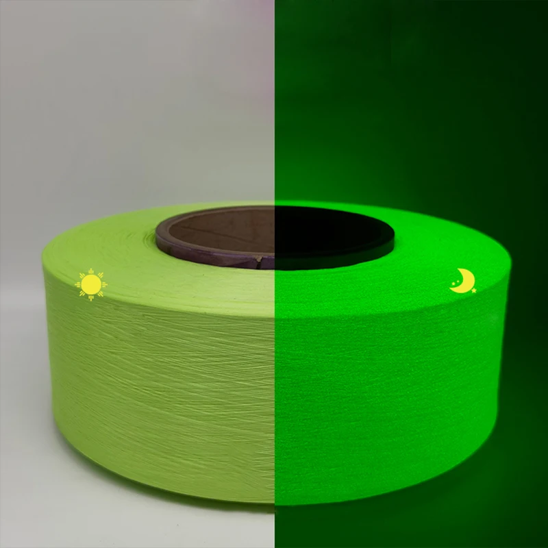 150D FDY Luminous Yarn Glow in the Dark Knitting for
