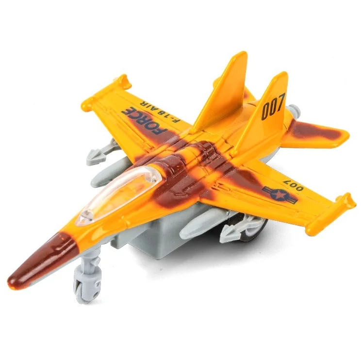 Scale 180 metal war plane model multi styles alloy diecast airplane pull back plane toys with wheels