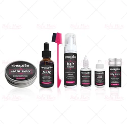 Private Label Edge Control Vendor Hair Wax Stick Mousse Styling Foam Lace Glue Drops