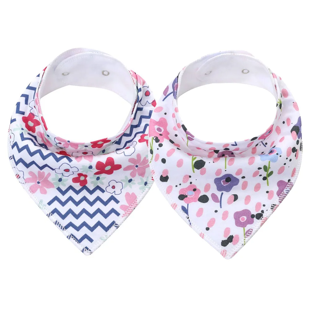 
Girls and boy Cotton polar fleece triangle neck scarf Baby bandana drool Bibs for baby 